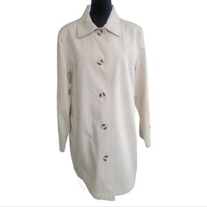 Tally Ho Women's Classic Cream Trench Coat